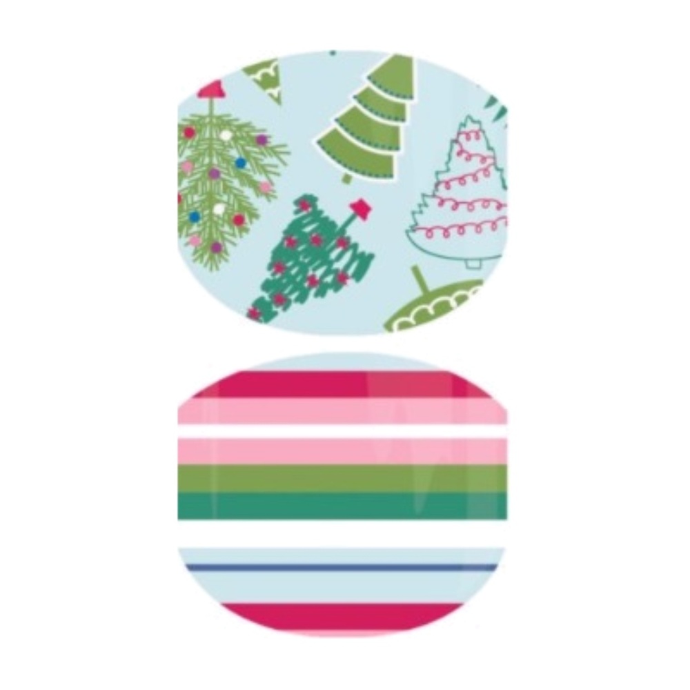 Jamberry Nail Wraps Tinsel Time Jr.